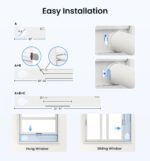 Aire acondicionado portatil KOVIET A1 12000 BTU Wi-Fi 6 en 1 evaporacion automatica temporizador 24 horas deshumidificad