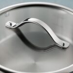 Batería de Cocina Tramontina Tempo 80154/012DS Acero Inoxidable 14 Piezas con Tapas de Vidrio Apta para Inducción