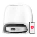 Robot aspirador trapeador roborock Qrevo CurvX succión 22000 Pa ultra-delgado 3.14 pulgadas AdaptiLift lavado y secado a