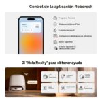 Robot aspirador trapeador roborock Qrevo CurvX succión 22000 Pa ultra-delgado 3.14 pulgadas AdaptiLift lavado y secado a