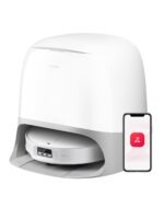 Robot aspirador trapeador roborock Qrevo CurvX succión 22000 Pa ultra-delgado 3.14 pulgadas AdaptiLift lavado y secado a