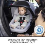 Evenflo Revolve180 LiteMax NXT asiento de coche para bebés con orientación trasera, rotativo, ligero, para prematuros e