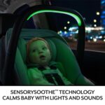 Evenflo Revolve180 LiteMax NXT asiento de coche para bebés con orientación trasera, rotativo, ligero, para prematuros e
