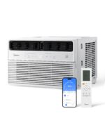 Aire acondicionado de ventana inteligente inversor Midea MAW08S1VWT-A 8000 BTU 115V compatible con app y Alexa para espa