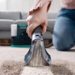 Paquete limpiador de manchas IRIS USA Hydro-Clean 33.8 fl oz sin químicos para alfombras y tapicería con aspiradora inal