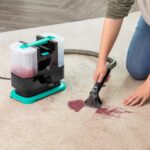 Paquete limpiador de manchas IRIS USA Hydro-Clean 33.8 fl oz sin químicos para alfombras y tapicería con aspiradora inal