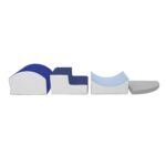 FDP SoftScape - Escalador de esquina con curvas, estructura de juego activo para interiores para niños pequeños y niños,