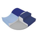 FDP SoftScape - Escalador de esquina con curvas, estructura de juego activo para interiores para niños pequeños y niños,