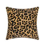 Juego de edredon safari Loom and Mill TOPLUXE LM-Keniya-Queen 8 piezas tamaño Queen estampado leopardo tigre jirafa cebr