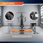 Marcy 150-lb Stack Home Gym System with Row & Optional Leg Press Attachment (Sold Separately)