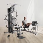 Marcy 150-lb Stack Home Gym System with Row & Optional Leg Press Attachment (Sold Separately)