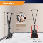 Plataforma base para entrenador de esquí de campo traviesa Marcy NS-0357-SKI acero aleado resistencia al aire