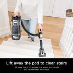 Aspiradora Vertical SharkNinja Rotator Pet Pro LA555 con Filtro HEPA, DuoClean PowerFins HairPro y Lift-Away