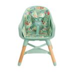 Nuby Silla alta para bebé 4 en 1 con bandeja extraíble, de 6 meses a 3 años, silla ajustable para comer, soporta hasta 6