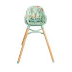 Nuby Silla alta para bebé 4 en 1 con bandeja extraíble, de 6 meses a 3 años, silla ajustable para comer, soporta hasta 6