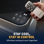 Aire acondicionado portátil Newair AC-08000 8000 BTU autoevapora deshumidificador control remoto blanco para habitacione