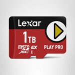 Lexar Tarjeta microSD Express Play PRO de 1 TB, UHS-I, C10, U3, V30, Full HD, 4K, tarjeta de memoria de hasta 900/600 MB