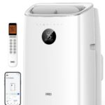 Aire acondicionado portátil inteligente DREO DR-HAC008S White 8000 BTU ASHRAE 5000 BTU DOE sin drenaje silencioso 45dB c