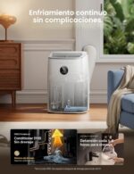 Aire acondicionado portátil inteligente DREO DR-HAC008S White 8000 BTU ASHRAE 5000 BTU DOE sin drenaje silencioso 45dB c