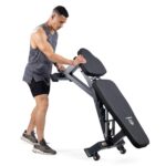 Marcy Banco de pesas ajustable de lujo para gimnasio en casa levantamiento de pesas y entrenamiento de fuerza SB-8062