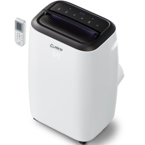 Aire acondicionado portatil AIRO Comfort AC 8000 BTU con control remoto y kit de instalacion
