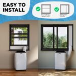 Aire acondicionado portatil AIRO Comfort AC 8000 BTU con control remoto y kit de instalacion