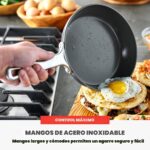 Batería de Cocina Juego de Ollas y Sartenes GreenPan Bobby Flay CC009758-001 Antiadherente de Cerámica Anodizado Duro 10