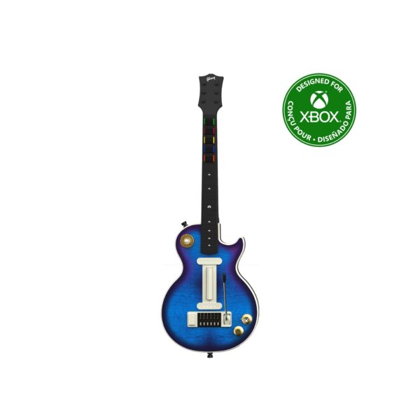 Control de Guitarra CRKD Gibson Les Paul 25-GC-LPBB-XB-PRO Blueberry Burst licencia oficial Xbox