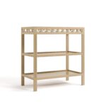 Storkcraft Cambiador Morningside (madera flotante), cambiador de bebé certificado GREENGUARD Gold, incluye cambiador de