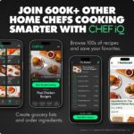 Termómetro inteligente inalámbrico para carne CHEF iQ Sense CQ60-4C-Z1-E Gen3 con 4 sondas WiFi 5 sensores resistente a