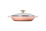 Cacerola estofadora redonda de hierro fundido esmaltado con tapa de vidrio Le Creuset 27180026423071 capacidad 2.1 litro