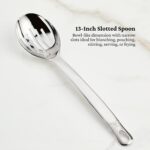 Juego de utensilios de cocina de acero inoxidable Hestan Culinary Provisions 49131 de 8 piezas con porta utensilios de p