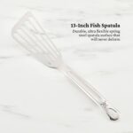 Juego de utensilios de cocina de acero inoxidable Hestan Culinary Provisions 49131 de 8 piezas con porta utensilios de p