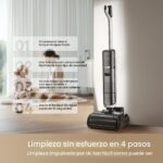 Aspiradora húmeda y seca DREAME H15 Pro HHR48A agua caliente 85°C succión 22KPa brazo robótico AI GapFree autolimpieza s