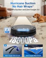 Robot Aspirador y Trapeador ECOVACS DEEBOT T80 Omni, Succión 18,000 Pa, Fregona Rodillo OZMO 220 RPM TruEdge, Navegación