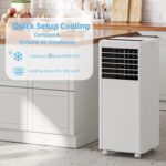 Aire acondicionado portátil Acekool dT6Yh8Rrr0bKV3gtgK3vNgQd6w 8000 BTU 3 en 1 deshumidificador ventilador cobertura 350