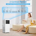 Aire acondicionado portátil Acekool dT6Yh8Rrr0bKV3gtgK3vNgQd6w 8000 BTU 3 en 1 deshumidificador ventilador cobertura 350