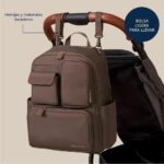 Itzy Ritzy Mochila para Pañales Utilitaria – Cuenta con 17 Bolsillos (Incluyendo 2 Portabotellas Aislados) y Manga para