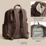 Itzy Ritzy Mochila para Pañales Utilitaria – Cuenta con 17 Bolsillos (Incluyendo 2 Portabotellas Aislados) y Manga para
