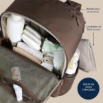 Itzy Ritzy Mochila para Pañales Utilitaria – Cuenta con 17 Bolsillos (Incluyendo 2 Portabotellas Aislados) y Manga para