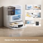 Aspiradora Robot MOVA RLP23SE P50 Ultra con Trapeador Flexible, Succión 19,000 Pa, Cepillo Antienredos, Limpieza Automát