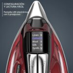 Plancha de Vapor Rowenta Focus Excellence DW5433 1750W Suela Acero Inoxidable 400 Orificios Microvapor Cable Retráctil P