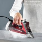 Plancha de Vapor Rowenta Focus Excellence DW5433 1750W Suela Acero Inoxidable 400 Orificios Microvapor Cable Retráctil P