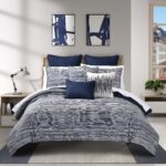 Juego de edredon Royal Court Dalton J Queen New York 3108010FQCMS 3 piezas tamaño Full Queen ropa de cama premium
