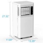 Aire acondicionado portatil Antarctic Star Zhejiang Oulun NPLH5A-06C/X1E 10000 BTU modos enfriamiento ventilador deshumi