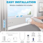Aire acondicionado portatil Antarctic Star Zhejiang Oulun NPLH5A-06C/X1E 10000 BTU modos enfriamiento ventilador deshumi