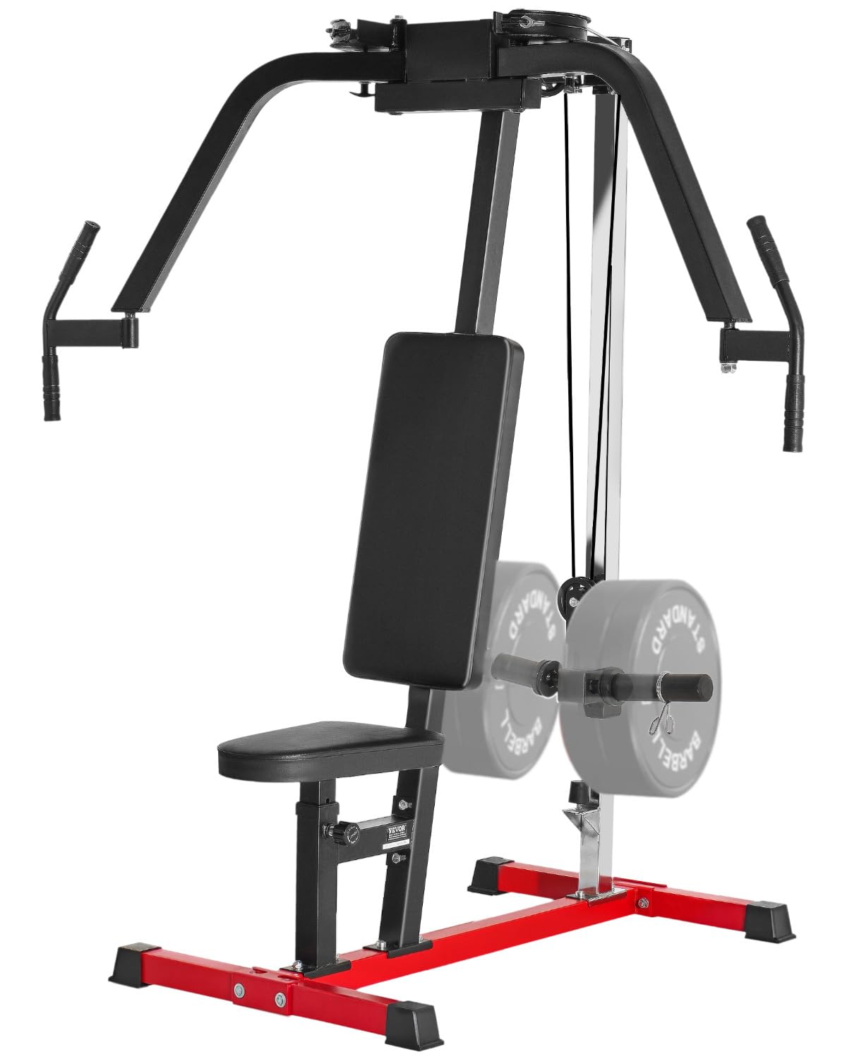 Version 1.0.0 VEVOR, máquina de apertura de pecho, máquina especializada para tren superior para gimnasio en casa, apertura ajustable
