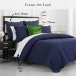 Juego de ropa de cama Kate Spade New York Keeco 43025040720E Full Queen 3 piezas algodón 100% borde festoneado reversibl