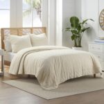 Colcha WestPoint Home Southern Tide Marco Island 1C48875 King Marfil 100% Algodón Jacquard