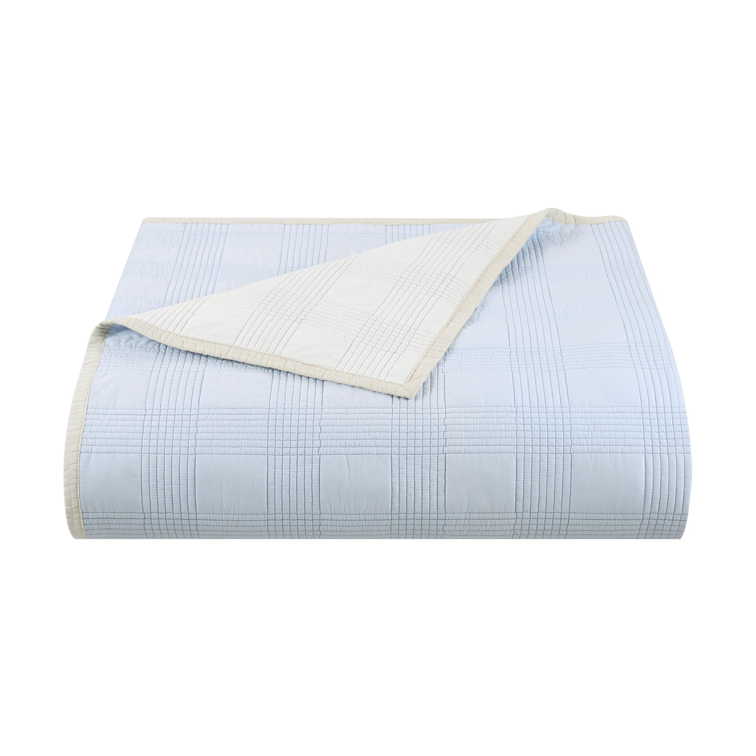 Version 1.0.0 Southern Tide Colcha Camden Full/Queen Azul/Marfil